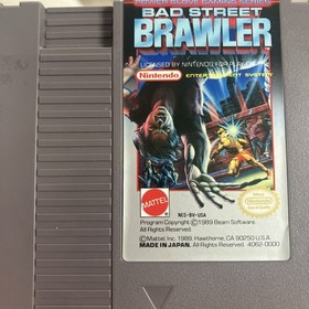 Bad Street Brawler Nintendo NES Authentic Original Cart Only