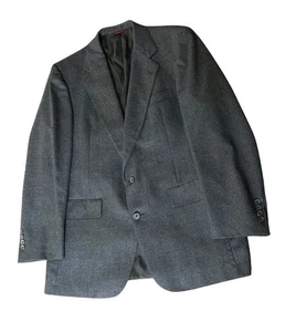 Hart Schaffner Marx Wolle Sport Mantel Herren Gr. 42 Blazer Jacke Grau Union Made USA - Bild 1 von 11