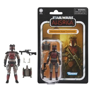 FIGURA COLECCIÓN STAR WARS: AHSOKA VINTAGE - MANDALORIAN SUPER COMMANDO 10CM - Imagen 1 de 6