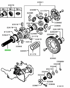 Shaft, M/T Fr Output For: Mitsubishi Lancer Evo 7 8 9 CT9A - Picture 1 of 1