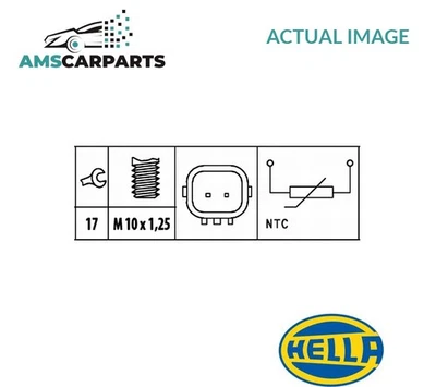 COOLANT TEMPERATURE SENSOR IN FRONT OF THE RADIATOR 6PT 009 309-421 HELLA NEW - Image 1 of 4
