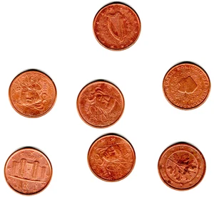 EU Cents Italy, France, Netherlands, Germany, and Ireland set of seven - Bild 1 von 7