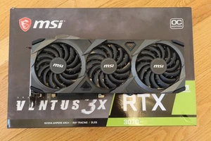 Nvidia RTX 3070 - MSI GeForce RTX 3070 VENTUS 3X OC - 8GB GDDR6 - Graphics Card - Picture 1 of 7