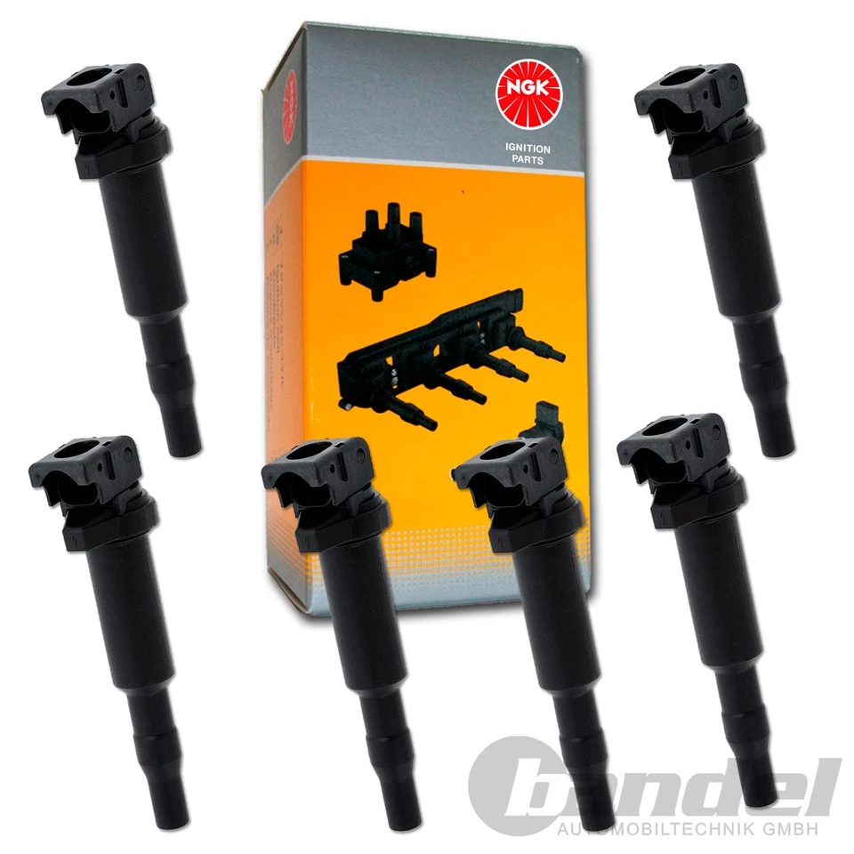 6x NGK ZÜNDSPULE passend für BMW E81 E82 E87 E88 E46 E90 E93 E92 E91 E39 E60 F10 - Bild 1 von 1