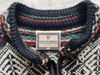 Black Dale Of Norway Wool Sweater Mens L  Salt Lake Olympics 2002 1/4 zip - Image 1 of 4