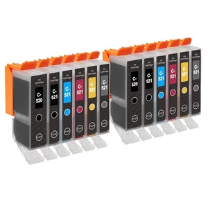 12 Ink Cartridges for Canon PIXMA MP980, MP990, MX860 - 6 Set - Picture 1 of 5
