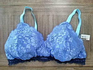 No Boundaries Women's Bralette No Pad Wireless Floral Lace Bralette Size XXXL - Picture 1 of 7