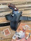 Vintage Tex Shoemaker Plain Black Leather FBI Style Holster for 36 Chief Special