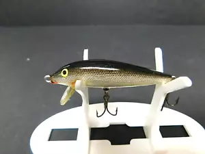 Señuelo Rapala Cuenta Regresiva Negro/Plateado/Blanco De Colección Excelente Estado De Colección - Imagen 1 de 5