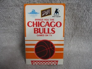Vintage 1977/78 Chicago Bulls Schedule Schlitz Beer - Picture 1 of 3