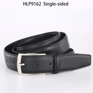 Cintura Uomo in Vera Pelle Elegante Casual Classica Accorciabile Vintage HLP9162 - Bild 1 von 1