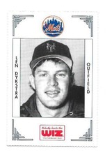 LEN DYKSTRA 1991 METS THE WIZ # 102 FREE SHIPPING