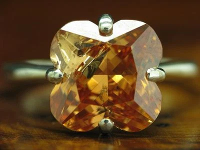 925 Sterling Silber Ring mit Zirkonia Besatz / Echtsilber / RG 57 / 6,4g - Bild 1 von 3