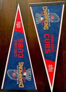 (2ct Lot) Chicago Cubs 2016 World Series Champions 12x30 Official Pennant Champs - Picture 1 of 1