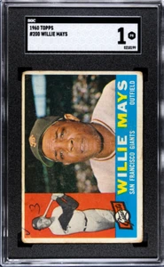 1960 Topps Willie Mays #200 SGC 1 - Picture 1 of 2