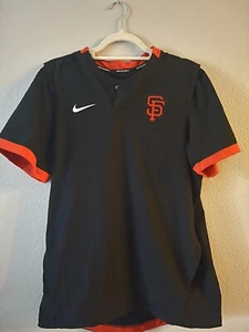 Nike MLB Men's San Francisco Giants Nike On-Field Road Hot Jacket NKAV Size S - Picture 1 of 7