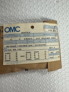 OMC Johnson Evinrude Carb Cover Kit Assy, OEM Part # 436325 - Picture 1 of 3