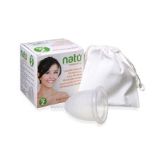 Natù Coppetta Mestruale in Silicone Taglia 2 100% Ipoallergenica Made in Italy