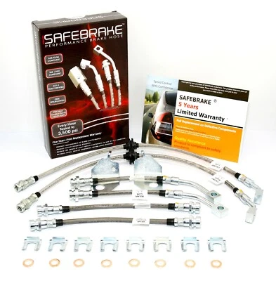 Monaro CV6/CV8 V2 2001-2004 brake upgrade - SAFEBRAKE Performance Hose - Image 1 of 4