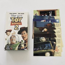 Toy Story 2 (VHS, 2000) Video Tape & RARE Disney Panini Photocards
