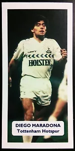 ARGENTINA - TOTTENHAM HOTSPUR! DIEGO MARADONA Score UK football trade card rare - Picture 1 of 2