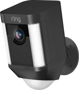 Ring Spotlight Cam Batería Cámara de Seguridad Exterior y Foco ¡Nuevo! - Imagen 1 de 3
