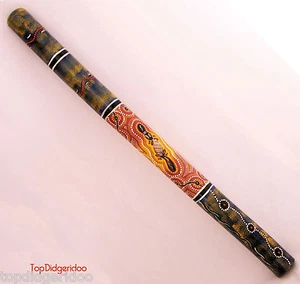 39"\100cm DIDGERIDOO+Bag+Beeswax Mouthpiece+Ship Aboriginal Dot-Painted Platypus - Picture 1 of 8