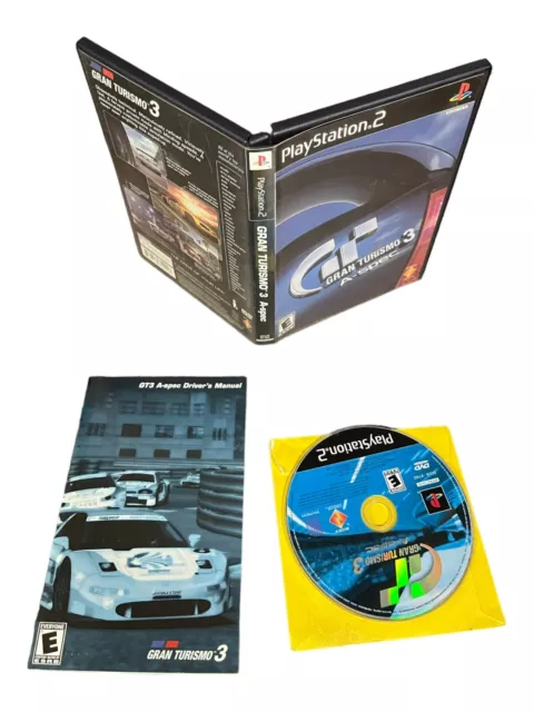 Gran Turismo 3 A-Spec - PS2 Complete W/Registration Card+ Sweepstakes