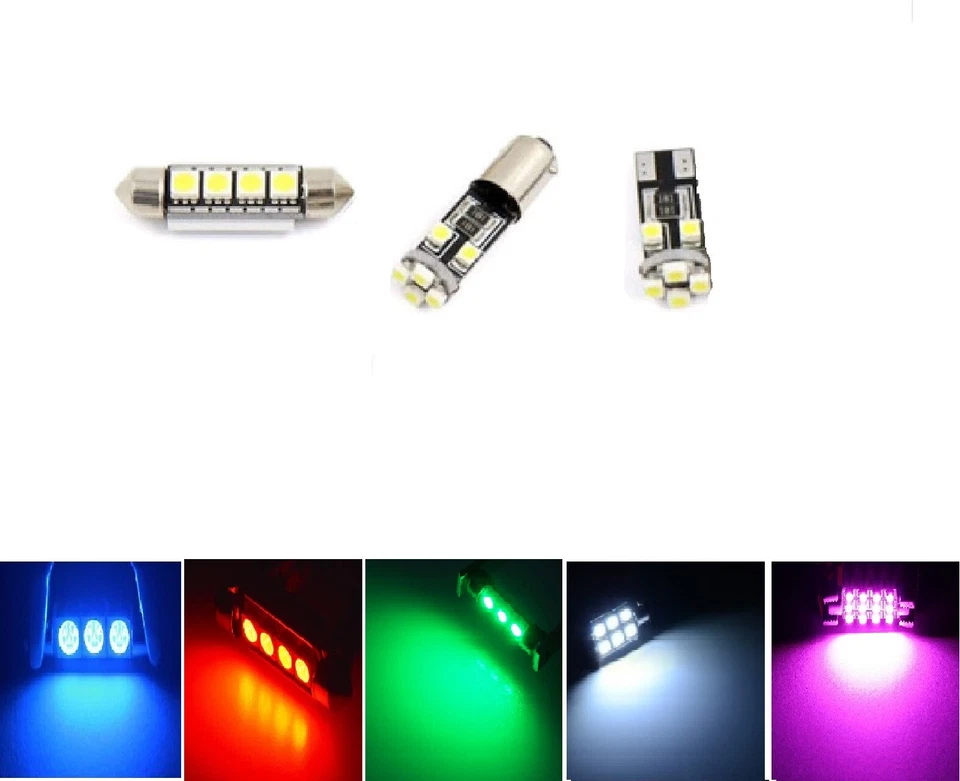 LUZES KIT DE ATUALIZAÇÃO LED INTERIOR LUXO para FIAT 500 - Imagem 1 de 1