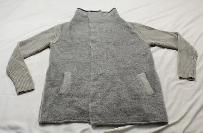 Umgee Women's Cardigan Knit Long-Sleeve Open-Front Sweater DS1 Grey Small - Image 1 of 4