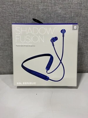 Sol Republic Shadow Fusion Wireless Neckband Earbuds Blue - Image 1 of 2