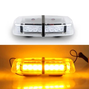 Luz estroboscópica ámbar 24 LED - Lámpara de baliza magnética de 12‐24 V/enchufe de cigarrillo - Imagen 1 de 4