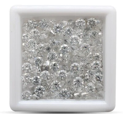 Loose CVD Lot Lab-Grown Diamond 2.30 mm Round D to F- IF Certified Diamond - Image 1 of 4