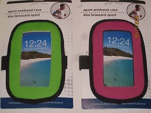 Sport Armband Smartphone Case - Fits Most Cell Phones Exercise Music Walking Gym - Picture 1 of 7