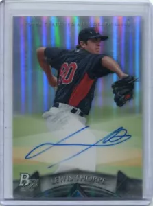 2014 Bowman Platinum - LEWIS THORPE - Autograph Rookie - MINNESOTA TWINS - Picture 1 of 1