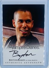THE VAMPIRE DIARIES Season 2 BRYTON JAMES as Luka Martin AUTOGRAPH Card A16