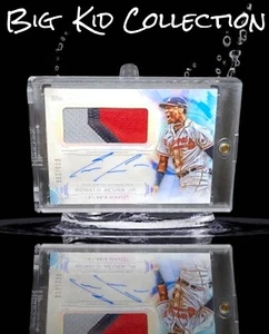 2019 Topps Inception Ronald Acuna Jr 3 Color Patch Auto #'D/199. Braves - Picture 1 of 10