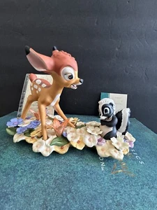 WDCC DISNEY...BAMBI 50TH ....LIMITED EDITION/1000..."HE CAN CALL ME FLOWER....." - Picture 1 of 13