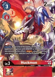 Huckmon Alternate Art Foil - P-066 NM - Digimon TCG - Picture 1 of 1