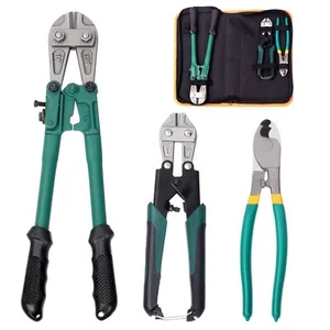 3pcs Bolt Cutter And Cable Cutter Pliers Set Heavy Duty 14" Bolt Cutter And Mini - Picture 1 of 7
