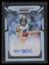 2019 Panini Prizm Draft Picks Autograph Prizms 268 T. J. Hockenson Rookie Auto