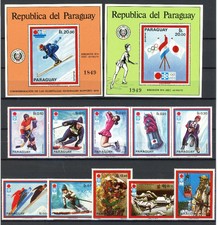 Paraguay MiNr. 2265-74, Block 177-78 postfrisch MNH Olympia (Oly5468