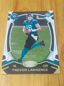 2021 Panini Certified #101 Trevor Lawrence Silver Foil RC #/399 Jaguars - Picture 1 of 4