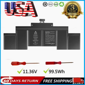 A1618 A1398 Battery For Apple MacBook Pro 15" Retina Mid 2015 MJLQ2LL/A - Picture 1 of 11