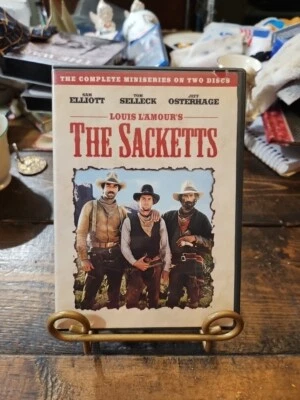 Louis L'Amour's The Sacketts, Good DVD, Sam Elliott, Tom Selleck, Glenn Ford, Be - Image 1 of 4