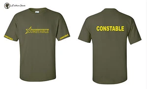 Police Constable Security Law Enforcement T-Shirts S-5XL - Picture 1 of 8