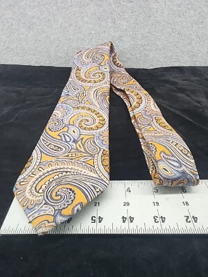 ANTONIO RICCI Luxury Designer 100% Silk Necktie ITALY Paisley Multi-Color EUC - Image 1 of 4