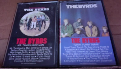 2 EX CASSETTE The Byrds Mr. Tamourine Man & TURN TURN TURN David Crosby  McGuinn - Image 1 of 4