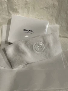 CHANEL CC Logo Hair Band Headband Bath Spa Makeup Beauty - Picture 1 of 6