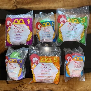 McDonald's Halloween McNugget Buddies 1996 Happy Meal Complete Set Of 6 SEALED! - Picture 1 of 9